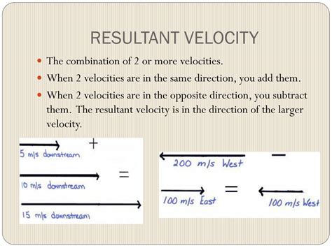 resultant velocity|what does resultant velocity mean.